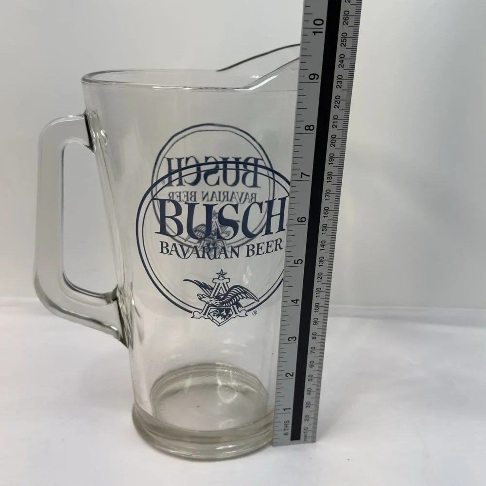 Vintage Busch Bavarian Beer Large Pitcher